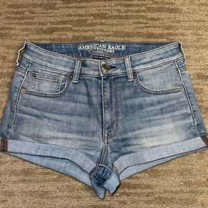 AE Denim High Rise Shorts